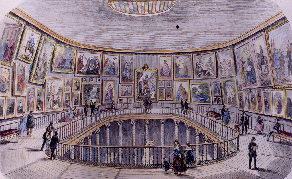 Rotonda del Museo del Prado 1850