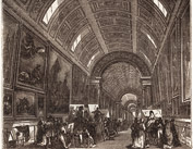 Louvre museoa. XIX. mendeko frantziar pinturaren gela