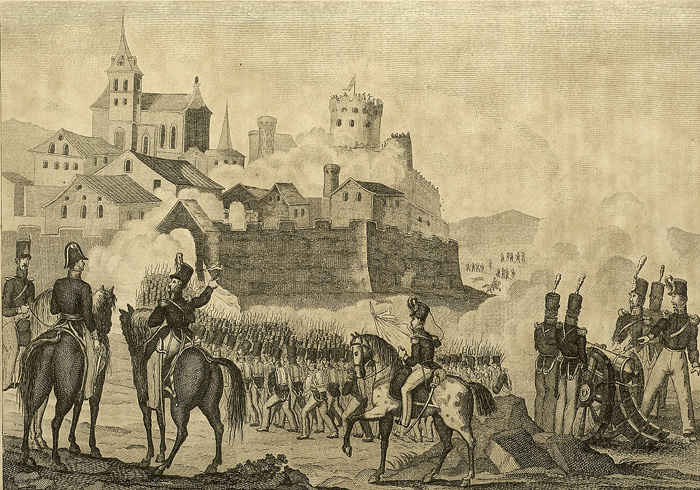 The taking of the town and fort of Irun