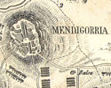 "Plano de la Batalla de Mendigorria". (Plan of the Battle of Mendigorria. Drawn on 16 July 1835) (Detail)