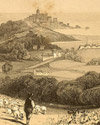 "Carlist fort el Parque with Fuenterabia and mouth of the Bidassoa". ( "El Parque"  karlisten gotorlekua, Hondarribia eta Bidasoaren ahoarekin ) (Xehetasuna)