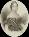 "Isabel II de Borbon reina de España" (Isabel II of Bourbon, Queen of Spain)