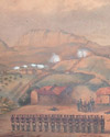 "A view of the positions of the anglo-chistinos, and the carlists before San Sebastian", (Detail)