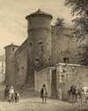 Vue du château vieux : a Bayonne (Detalle)