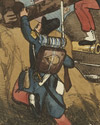 "French legion storming a carlist intrenchmen" (Detail)