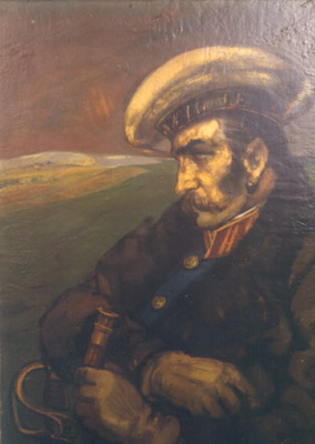Retrato al óleo de Tomás Zumalacárregui por Gustavo de Maeztu